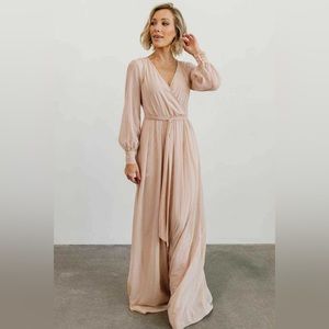 Lydia Maxi Dress in Natural
